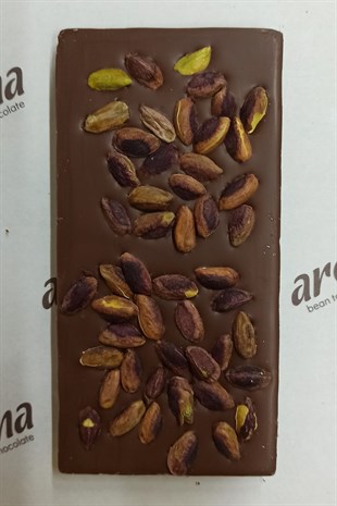 Antepfıstıklı Bitter Çikolata - %72 Kakao